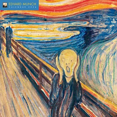 Abbildung von Edvard Munch 2024: Original Flame Tree Publishing Kalender [Kalender] (Wall Kalender)