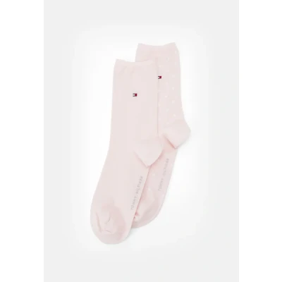 Abbildung von Tommy Hilfiger Women SOCK DOT 2 PACK Socken, Damen, Größe: 39 42, Light pink