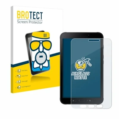 Abbildung von BROTECT Entspiegelungs Schutzglas für Samsung Galaxy Tab Active 2 SM T395 Schutz Folie Panzerfolie Glas Matt [Extrem Kratzfest 9H, Anti Reflex]