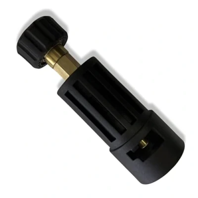 Abbildung von M&amp;M Smartek Adapter für kompatibel zu Bajonett Kärcher IG auf Nilfisk, Kränzle, Lavor, Parkside, STIHL, Black &amp; Decker, Easy!Lock TR22, Bosch, Alto AG (Adapter mit M22 IG)