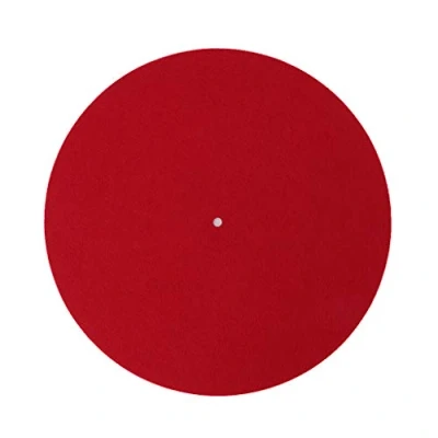 Abbildung von KERDEJAR Plattenspieler Matte, Slipmat, Audiophile 3 mm Filzplatte, Vinyl Schallplattenspieler, Anti Vibration, langlebig, antistatisch