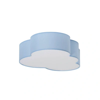Abbildung von Deckenleuchte Cloud, blau, Länge 63 cm, Stahl/Kunststoff