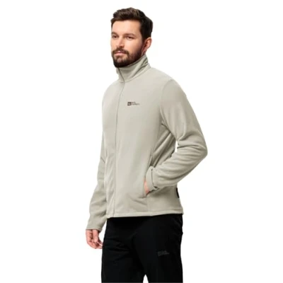 Abbildung von Jack Wolfskin Taunus FULL ZIP Fleecejacke, Herren, Größe: Small, Seal