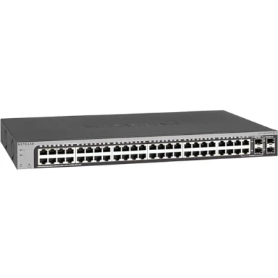 Abbildung von NETGEAR 48 Port Gigabit Ethernet Smart Switch (GS748T) verwaltet, mit 2 x 1G SFP und Combo, Desktop oder Rackmount, begrenzter lebenslanger Schutz