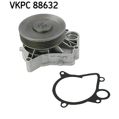Abbildung von SKF VKPC 88632 Wasserpumpe mit Dichtungen Metall für Keilrippenriementrieb BMW: 3 Touring, Limousine