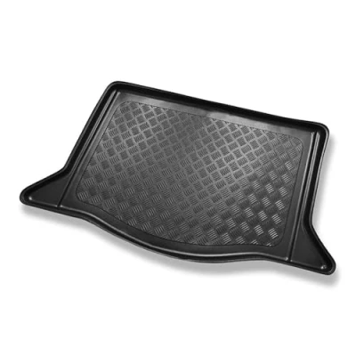 Abbildung von Mossa Kofferraumwanne kompatibel mit Honda Jazz II Hatchback (11.2008 08.2015) Kofferraummatte rutschfest Schutzmatte B