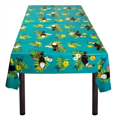 Abbildung von Tischdecke Hawaii Toucan Plastik 130x180 cm