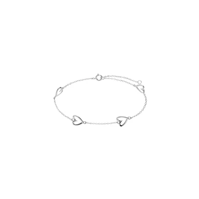 Abbildung von Lucardi Basic Armband, Damen, Größe: 19, Silver coloured