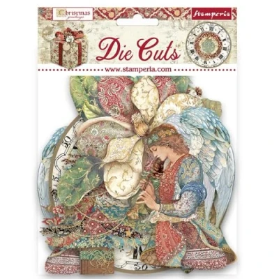 Abbildung von Stamperia Christmas Greetings Die Cuts Assorted (43pcs) (DFLDC81) (DISCONTINUED)