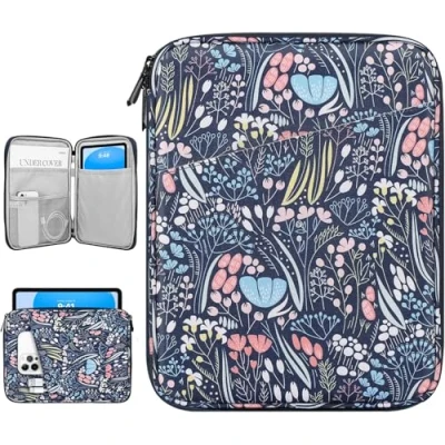 Abbildung von Dadanism 9 11 Zoll Tablet Sleeve Tasche Kompatibel mit iPad 10,2 2021 2019, Pro M4 2024 2018, Air 5/4 10,9, 11&quot; 2024, 10. Gen Galaxy Tab A9+/A8/S9 FE, Nacht Blau