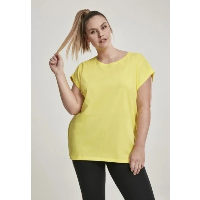 Abbildung von Urban Classics Extended Shoulder Tshirt basic, Damen, Größe: Large, Brightyellow