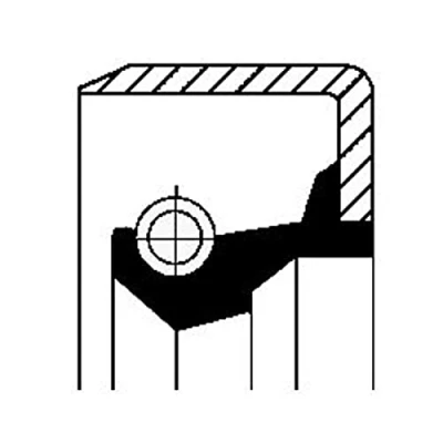 Abbildung von Wellendichtring, Verteilergetriebe CORTECO 01019455B
