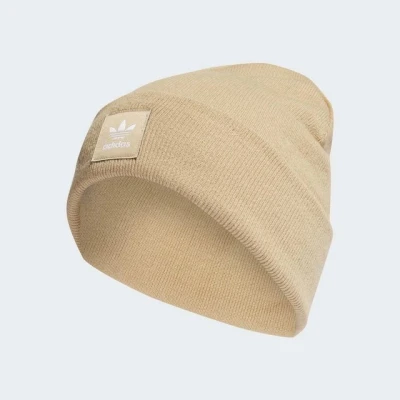 Abbildung von adidas Originals Adicolor Cuffed Mütze, Größe: 52 54, Beige