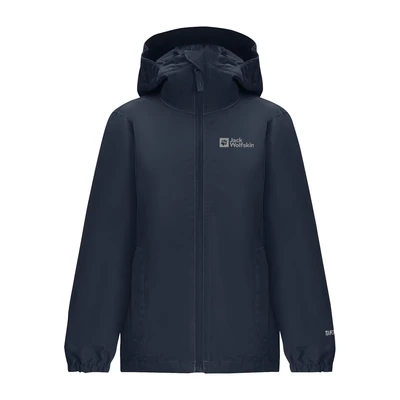 Abbildung von Jack Wolfskin Regenjacke / wasserabweisende Jacke für Kinder, Größe: 104, Night blue