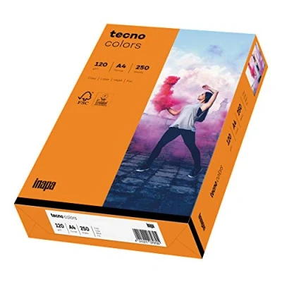 Abbildung von 5 x Inapa Multifunktionspapier tecno colors A4 120 g/qm VE=250 Blatt o