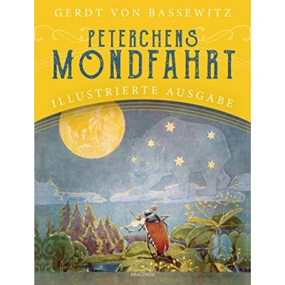 Abbildung von Peterchens Mondfahrt. Illustrierte Ausgabe: Geschenkausgabe im großen Format mit den farbigen und schwarz weißen Original Illustrationen von Hans Baluschek. Für Kinder ab 5 Jahren