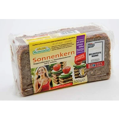 Abbildung von Mestemacher Sonnenkern Roggenvollkornbrot, 9er Pack (9 x 500g)