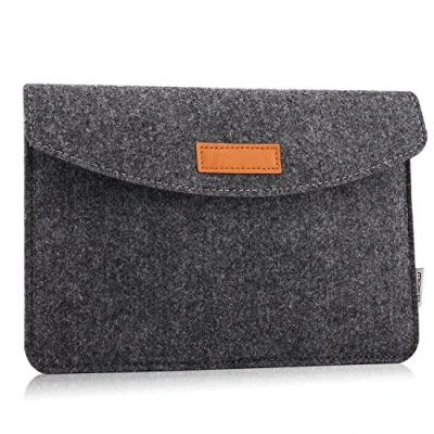 Abbildung von MoKo 9 11&quot; Filz Tablet Hülle, Tasche Kompatibel mit iPad Air 5 10,9&quot; 2022/iPad 4 10,9/iPad Pro 11 2021/iPad 9/8 10,2/Galaxy S8 11&quot;/iPadAir 3 10,5/Pro 11/iPad 9,7, Dunkel Grau
