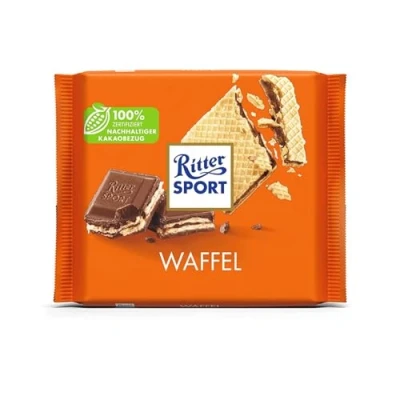 Abbildung von Ritter Sport Waffel Schokolade, 10er Pack (10 x 100g)