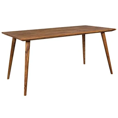 Abbildung von FINEBUY Esstisch SuVa4915_1 (160x60x76 cm Sheesham Massivholz Rechteckig Modern), Großer Esszimmertisch, Küchentisch Holztisch