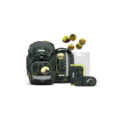 Abbildung von ergobag Schulrucksack Pack (6tlg., inkl. Schlamperrolle, Sportrucksack, Heftebox, Federmäppchen, Kletties)
