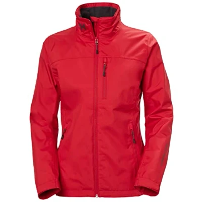 Abbildung von Helly Hansen Women&#039;s W Crew Midlayer Waterproof Windproof Breathable Sailing Jacket, Red, L