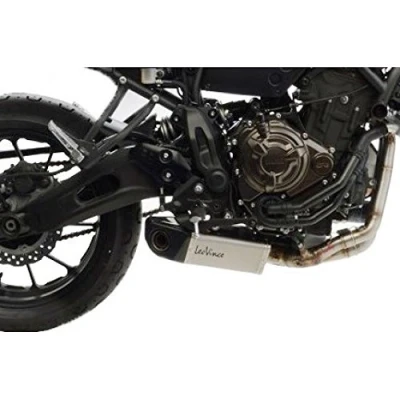 Abbildung von Auspuffanlage LeoVince Komplettanlage SBK UNDERBODY, Edelstahl, Carbon Kappe, 2/1 für Yamaha XSR700 / MT 07 Tracer
