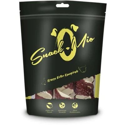 Abbildung von SnackOMio Premium Kausnack für Hunde Krosse Enten Kauspirale, 110g, 1er Pack (1 x 0,11kg)
