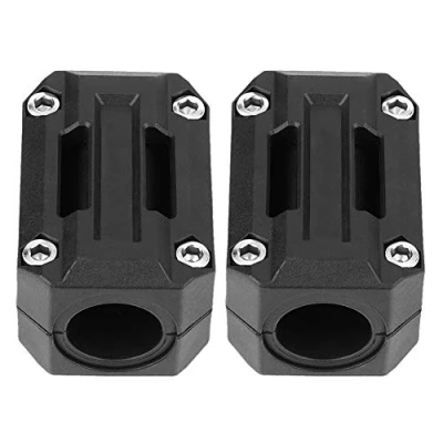 Abbildung von Motorrad Schutzblock, Fydun Motorschutz Stoßstange Schutz Universal 22mm 25mm 28mm Dekorative Block