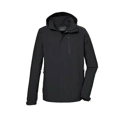 Abbildung von Killtec Outdoorjacke &quot;KOS 52 MN JCKT&quot;, Wasser /winddicht, abn Kapuze, atmungsaktiv, nachhaltige Fertigung
