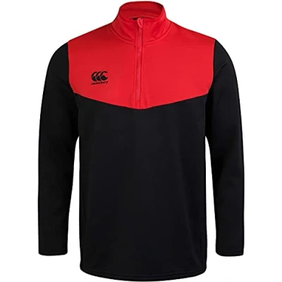 Abbildung von Canterbury Herren Quarter Zip Fleece Top, Geschwärzt Marl, XXXX Large