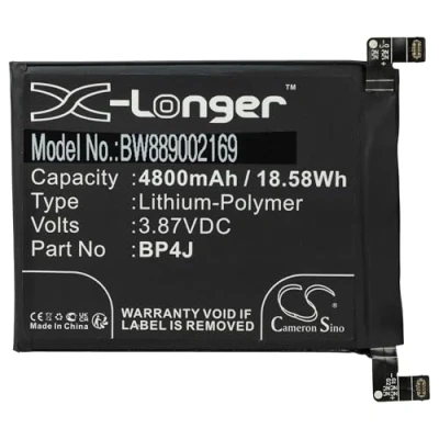 Abbildung von vhbw Akku kompatibel mit Xiaomi Redmi Note 12 5G, PRO+ 5G Handy Smartphone Telefon (4800 mAh, 3,87 V, Li Polymer)