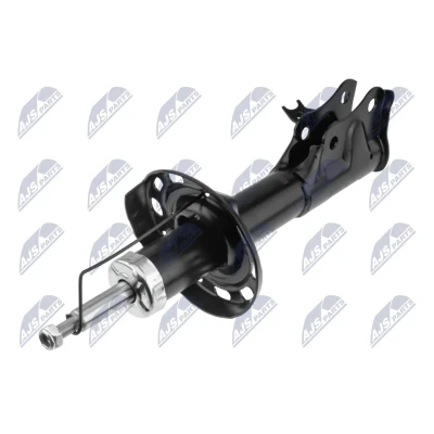 Abbildung von NTY A HD 024 Stoßdämpfer Vorderachse links Gasdruck Zweirohr Federbein oben Stift, unten Schelle HONDA: Civic VIII Limousine (FD, FA) 1.6