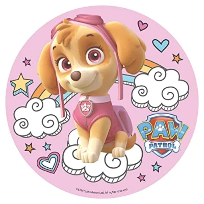 Abbildung von Dekora Tortendeko Cake topper für Kuchen Tortenaufleger von Skye aus Paw Patrol 20cm