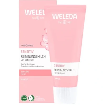 Abbildung von Weleda Almond Calming Cleansing Lotion Gesichtsreinigung, Damen, Größe: 75 ml,