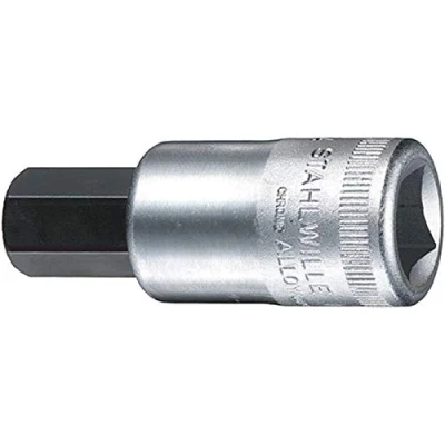 Abbildung von STAHLWILLE 03050004, Steckschlüssel Satz, 1/2 Zoll, Metrisch, 5 Kopf/Köpfe, 4 mm, Chrom
