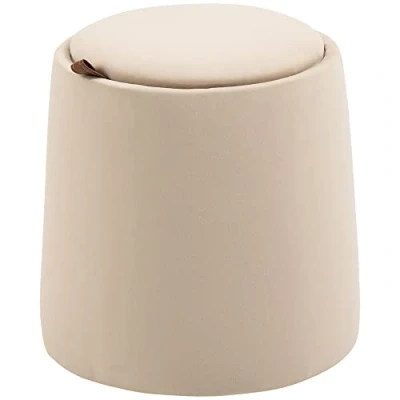 Abbildung von HOMCOM Sitzbank 2 in 1 Hocker Samtoptik inklusive Stauraum und abnehmbaren Deckel (Set, St., x Aufbewahrungs Ottomane), mit