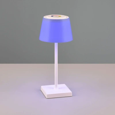Abbildung von TRIO Leuchten LED Außen Tischleuchte &quot;Sanchez&quot;, 1 flammig, Leuchtmittel Board fest integriert, Akku Garten Tischlampe RGB Farbwechsel dimmbar Lichtfarbe einstellbar