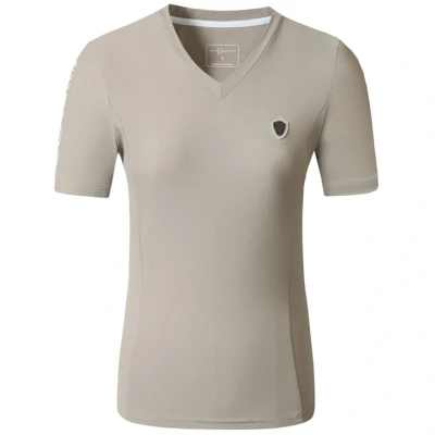 Abbildung von Covalliero T Shirt SS25 BeigeVerkauft von Agradi