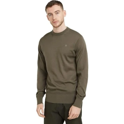 Abbildung von G STAR CORE Strickpullover, Herren, Größe: Large, Turf