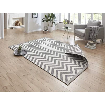 Abbildung von NORTHRUGS Teppich &quot;Palma Wendeteppich&quot;, rechteckig, In &amp; Outdoor, Wetterfest, Balkon, Garten, Wohnzimmer, Wasserfest