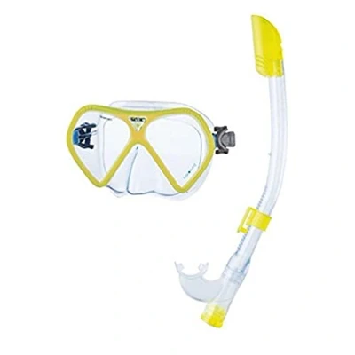 Abbildung von Seac Tauchen Schnorchel Set Fusion MD, gelb