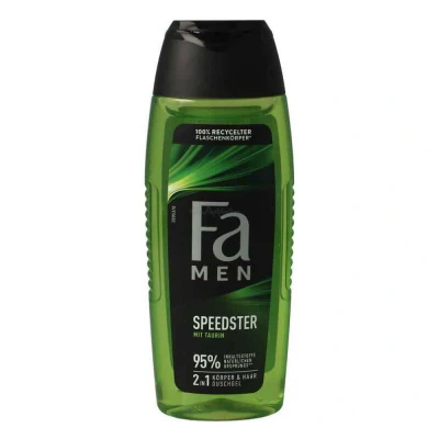 Abbildung von FA Duschgel Men Speedster mit Taurin (1x 250ml) 2in1 Formel für Körper &amp; Haare, aktiviere deinen Körper, Geist Sinne dem erfrischenden Duft von Zitrus Zitronengras