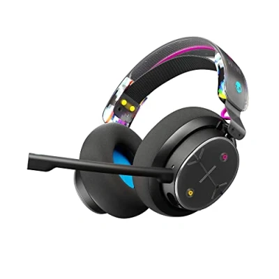 Abbildung von Skullcandy PLYR Kabelloses Multi Platform Over Ear Gaming Headset für Xbox, PlayStation und PC, Enhanced Sound Perception, 24 Std. Akkulaufzeit, KI Mikro Schwarz