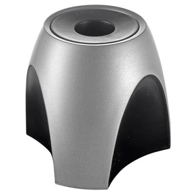 Abbildung von HAN Büroklammerspender DELTA mit Ringmagnet, Büro Zubehör für Heftklammern, moderner Klammernspender die Schreibtisch Organisation, 2752 77, silber edition