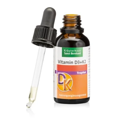 Abbildung von Sanct Bernhard Vitamin D3+K2 Tropfen 30 ml