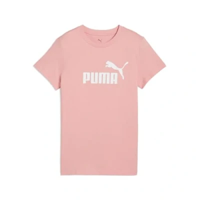 Abbildung von Puma ESS No. 1 Logo T Shirt Damen Mit Print Pink Fruit Größe: XS