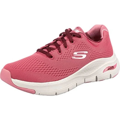 Abbildung von Skechers Damen Sneaker, Rose Mesh Burgundy Trim, 39.5 EU