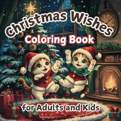 Abbildung von Christmas Wishes Coloring Book: for Adults and Kids