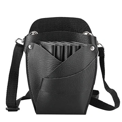 Abbildung von Friseur Werkzeugtasche, Scherenetui, Tragbare Scherentasche Haarspange Kamm Werkzeuge Aufbewahrung Taillentasche